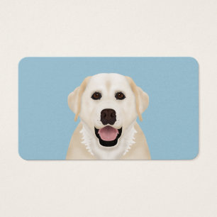 gelber Labrador-Retriever-Cartoon