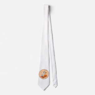 Gelber Labrador Retriever Halloween Krawatte