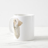 Gelber Labrador Retriever Kaffeetasse (Vorderseite Links)