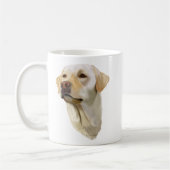 Gelber Labrador Retriever Kaffeetasse (Links)