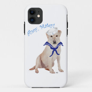 Gelber Labrador Retriever Matrose Case-Mate iPhone Hülle
