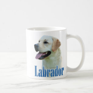 Gelber Labrador retriever-Name Kaffeetasse