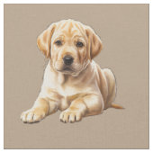 Gelber Labrador Retriever Stoff (Nahaufnahme)