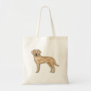 Gelber Labrador Retriever Süße Cartoon-Hunde-Kunst Tragetasche