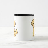 Gelber Labrador Retriever  Tasse (Zentrum)