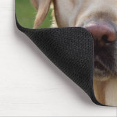Gelber Labrador Rückkehrer Welpenhund - Gelbe Labr Mousepad (Ecke)