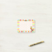 Gelber Labrador-Student 3 Post-it Klebezettel (Auf Schreibtisch)