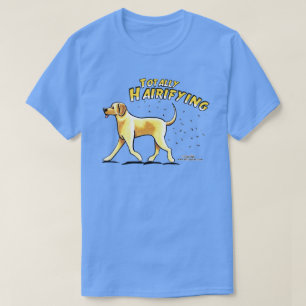 Gelber Labrador total Hairifying T-Shirt