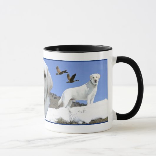 Gelber Labrador-Tribut Tasse (Rechts)