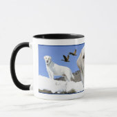 Gelber Labrador-Tribut Tasse (Links)