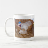 gelber Labrador-Welpe Kaffeetasse (Links)