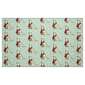 Gelber Labradortartan-Schal Stoff (Fat Quarter (45,7 x 55,9 cm))