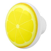 Gelber Lachs-Schlitzgriff Keramikknauf (Rechts)