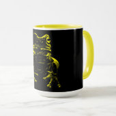 Gelber Laubfrosch Tasse (VorderseiteRechts)