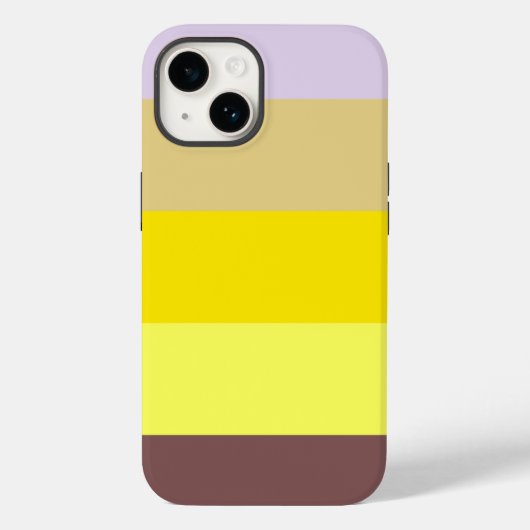 Gelber Lavendel Brown Case-Mate iPhone Hülle (Rückseite)