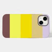 Gelber Lavendel Brown Case-Mate iPhone Hülle (Rückseite (Horizontal))