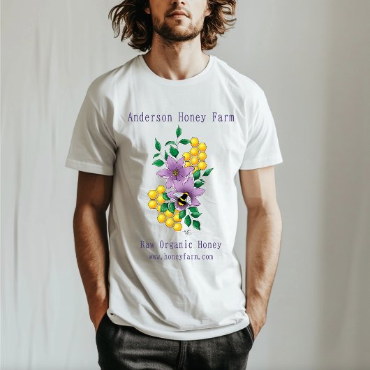 Gelber Lavendel T-Shirt
