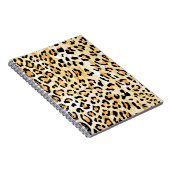 Gelber Leopard, handgezeichnet. Notizblock (Rechte Seite)