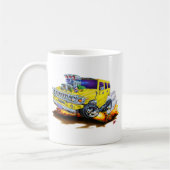 Gelber LKW Hummers H2 Kaffeetasse (Links)