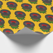 Gelber Lory Geschenkpapier (Ecke)