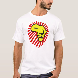 Gelber Löwe-rote Mähne dieses mal für Afrika-Sh T-Shirt