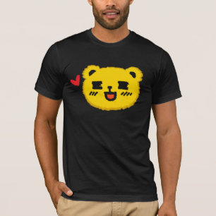 Gelber Manga Bär T-Shirt