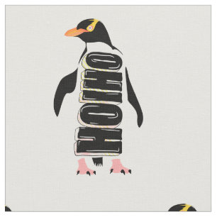 Gelber mit Augen Pinguin Stoff