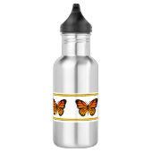 Gelber Monarch (Bridget-Sammlung) Edelstahlflasche (Rechts)