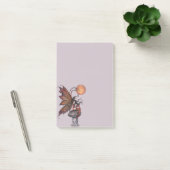 Gelber Mond Herbst Fairy Fantasy Art Post-it Klebezettel (Büro)