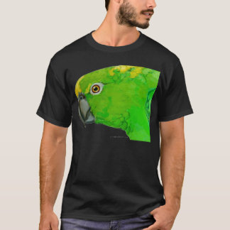 Gelber Nacken-Amazonas-Papagei (dunkler Entwurf) T-Shirt