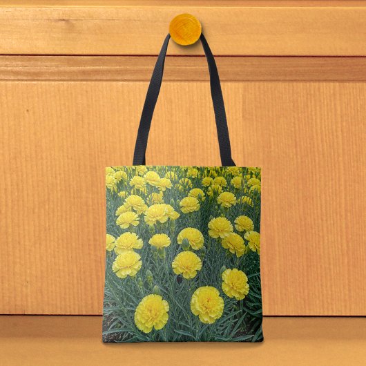 Gelber Nelken-Tragetasche Tasche