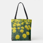 Gelber Nelken-Tragetasche Tasche (Rückseite)