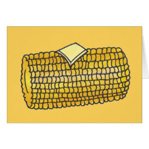 Gelber Ohrmais auf Cob Corncob Butter Picnic
