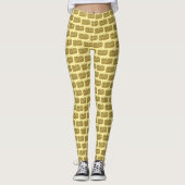 Gelber Ohrmais auf Cob Corncob Butter Picnic Leggings (Vorderseite)