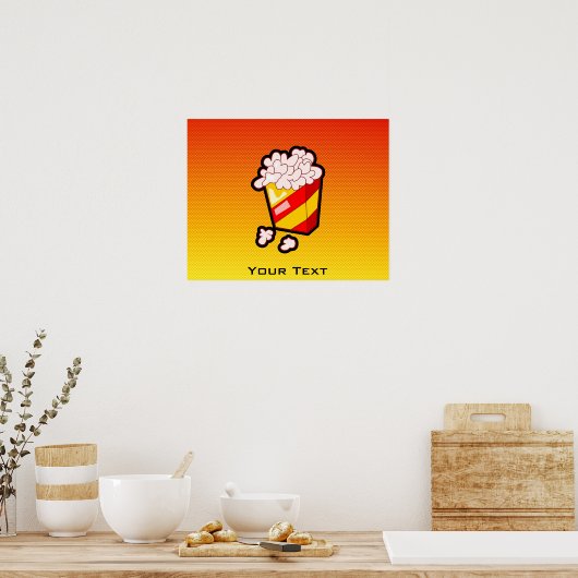 Gelber Orangenknochen Poster (Küche)