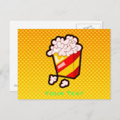 Gelber Orangenknochen Postkarte (Vorne/Hinten)