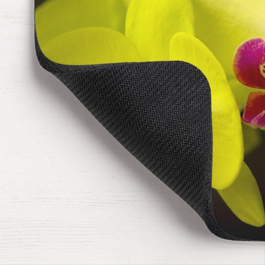 Gelber Orchid - Mousepad (Ecke)
