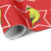 Gelber Oriolvogel Geschenkpapier (Rolleneckpunkt)