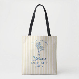 Gelber Palmsonntag Pastell Strand Junggesellinnena Tasche