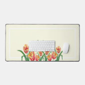 Gelber Papagei Tulip Schreibtischunterlage (Tastatur & Maus)