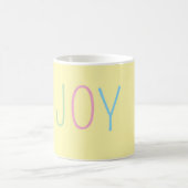 Gelber personalisierter Becher – Individuelle Name Kaffeetasse (Mittel)