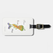 Gelber Pfeffer Gepäckanhänger (Vorderseite horizontal)