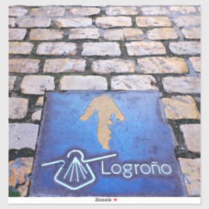 Gelber Pfeil Aufkleber