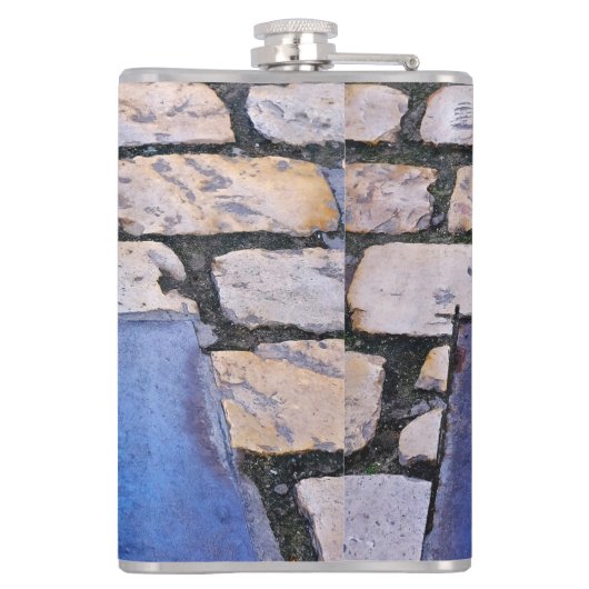 Gelber Pfeil Flachmann (Rückseite)