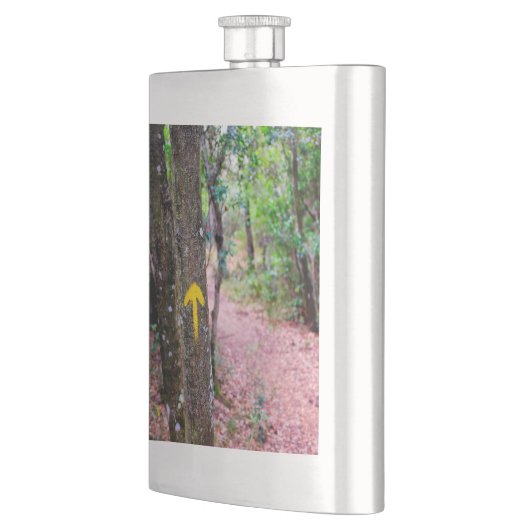 Gelber Pfeil Flachmann (Links)