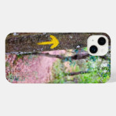 Gelber Pfeil iPhone Hülle (Rückseite (Horizontal))