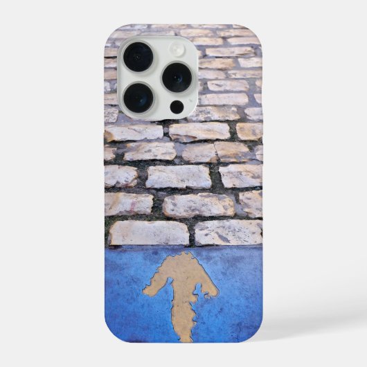 Gelber Pfeil iPhone Hülle (Rückseite)