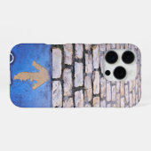 Gelber Pfeil iPhone Hülle (Rückseite (Horizontal))