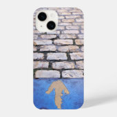 Gelber Pfeil iPhone Hülle (Rückseite)