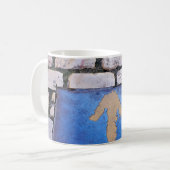 Gelber Pfeil Kaffeetasse (Vorderseite Links)